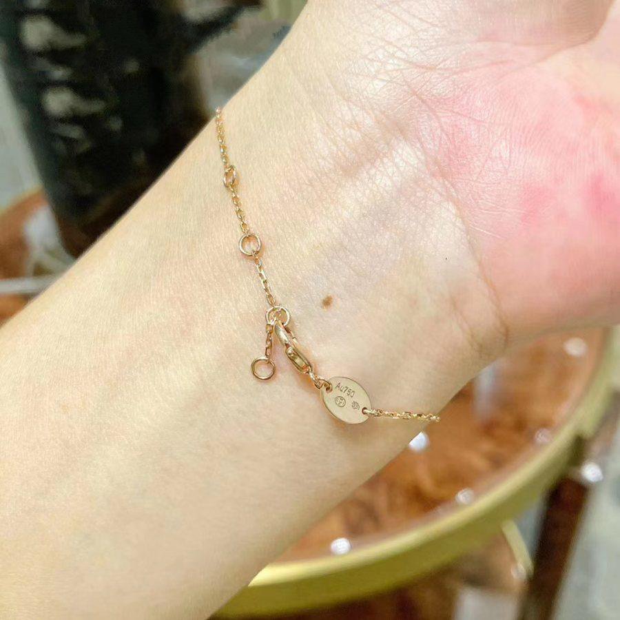 [Rosla]JEUX DE BRACELET MOP PINK GOLD DIAMONDS