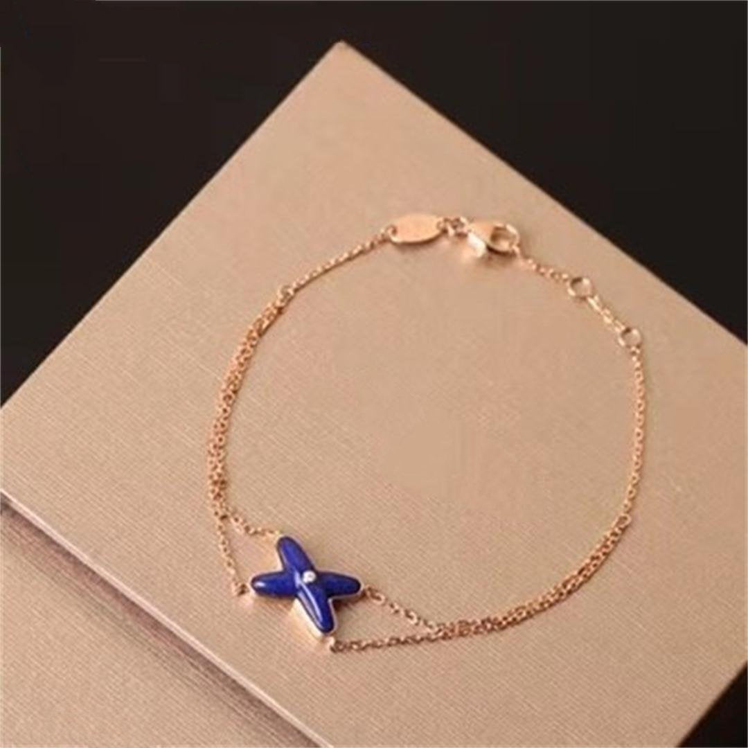 [Rosla]Hollow Design Four-Leaf Clover Flower Shape Ring