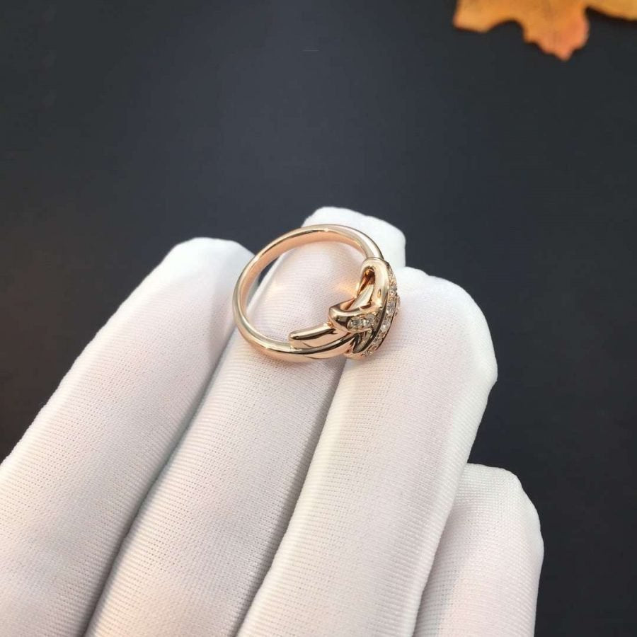 [Rosla]JEUX DE PINK GOLD DIAMOND RING