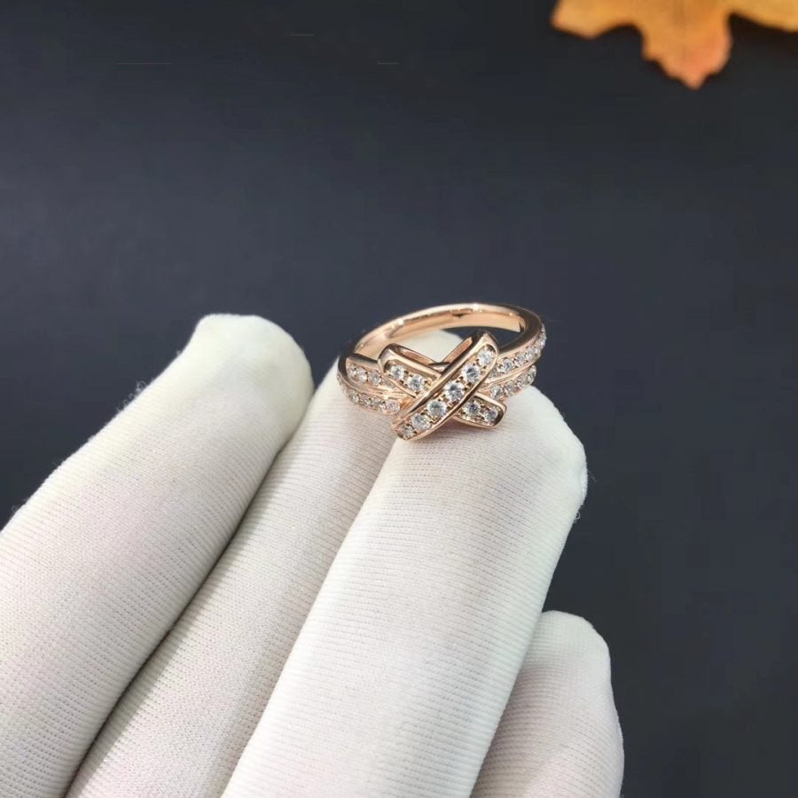 [Rosla]JEUX DE RING PINK GOLD DIAMOND