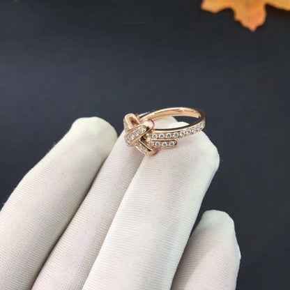 [Rosla]JEUX DE RING PINK GOLD DIAMOND