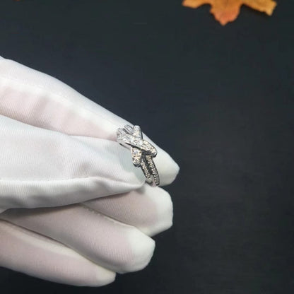 [Rosla]JEUX DE SILVER DIAMOND RING