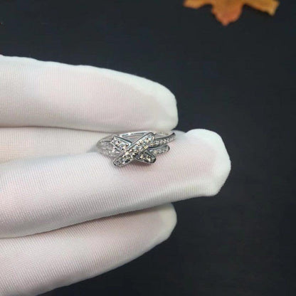 [Rosla]JEUX DE SILVER DIAMOND RING