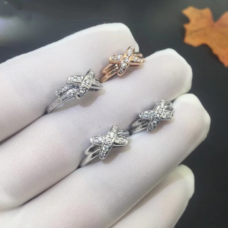 [Rosla]JEUX DE SILVER DIAMOND RING