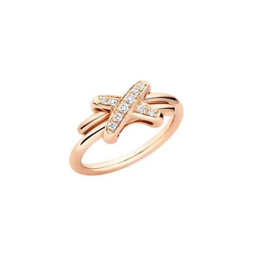 [Rosla]JEUX DE PINK GOLD DIAMOND RING