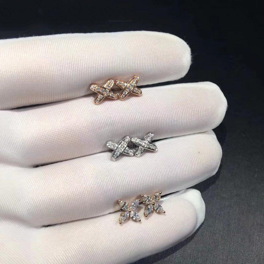 [Rosla]JEUX DE DIAMOND EARRINGS
