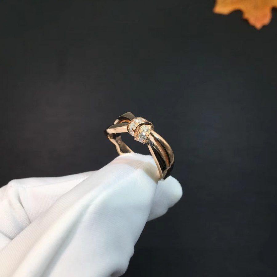 [Rosla]LIENS RING PINK GOLD DIAMOND