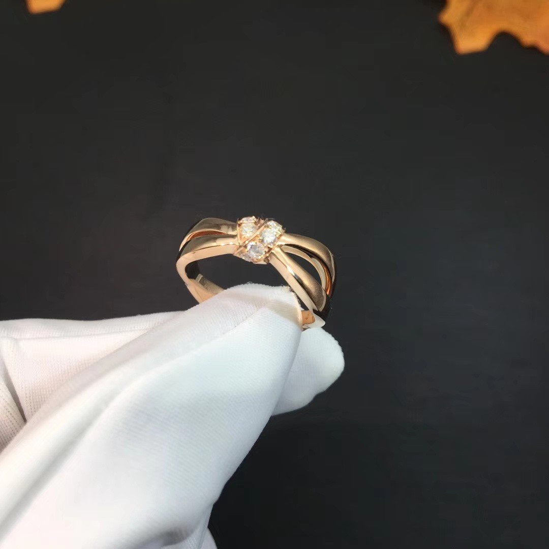 [Rosla]LIENS RING PINK GOLD DIAMOND