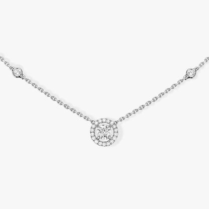 [Rosla]Diamond Necklace 0,20ct Brilliant Shape Joy