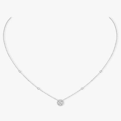 [Rosla]Diamond Necklace 0,20ct Brilliant Shape Joy