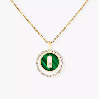 [Rosla]Lucky Move Diamond Necklace in Rose Gold and White Mother-of-Pearl