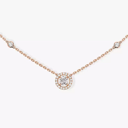 [Rosla]Diamond Necklace 0,20ct Brilliant Shape Joy