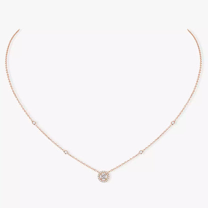 [Rosla]Diamond Necklace 0,20ct Brilliant Shape Joy