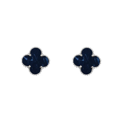 [Rosla]CLOVER SILVER 15MM EARRINGS COLLECTION