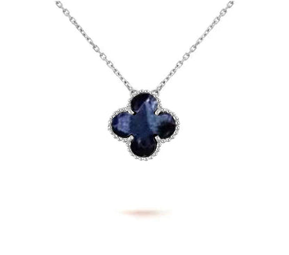 [Rosla]CLOVER 15MM NECKLACE SILVER COLLECTION