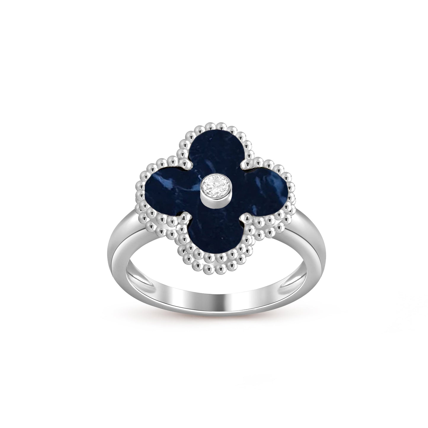 [Rosla]CLOVER SILVER DIOMND RING COLLECTION