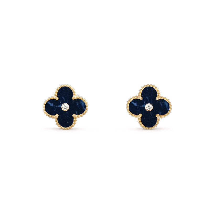 [Rosla]CLOVER  15MM DIAMOND EARRINGS COLLECTION