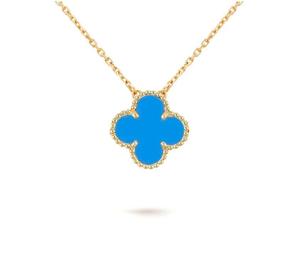 [Rosla]CLOVER 15MM SINGLE FLOWER NECKLACE COLLECTION