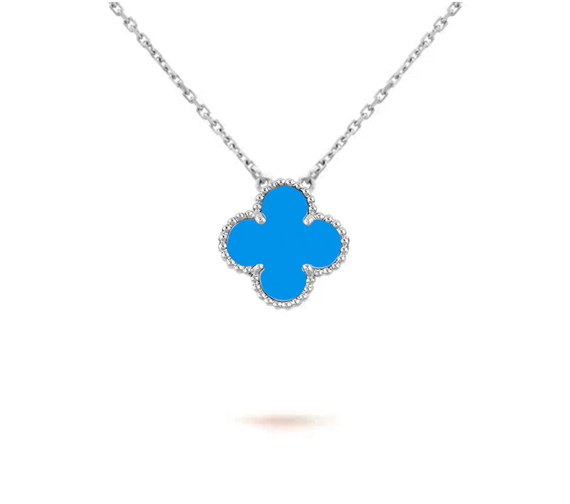 [Rosla]CLOVER 15MM NECKLACE SILVER COLLECTION
