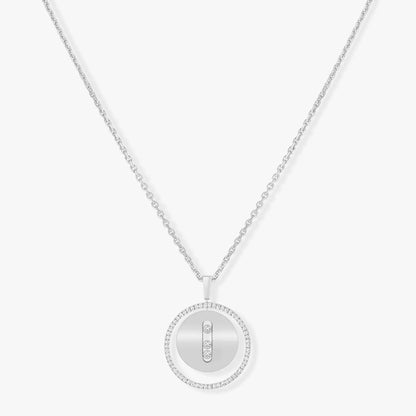 [Rosla]LUCKY MOVE MM SILVER DIAMOND NECKLACE