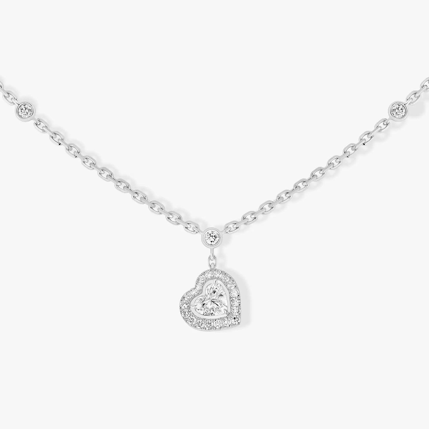 [Rosla]JOY HEART DIAMOND NECKLACE
