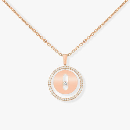 [Rosla]LUCKY MOVE PM NECKLACE PINK GOLD DIAMOND