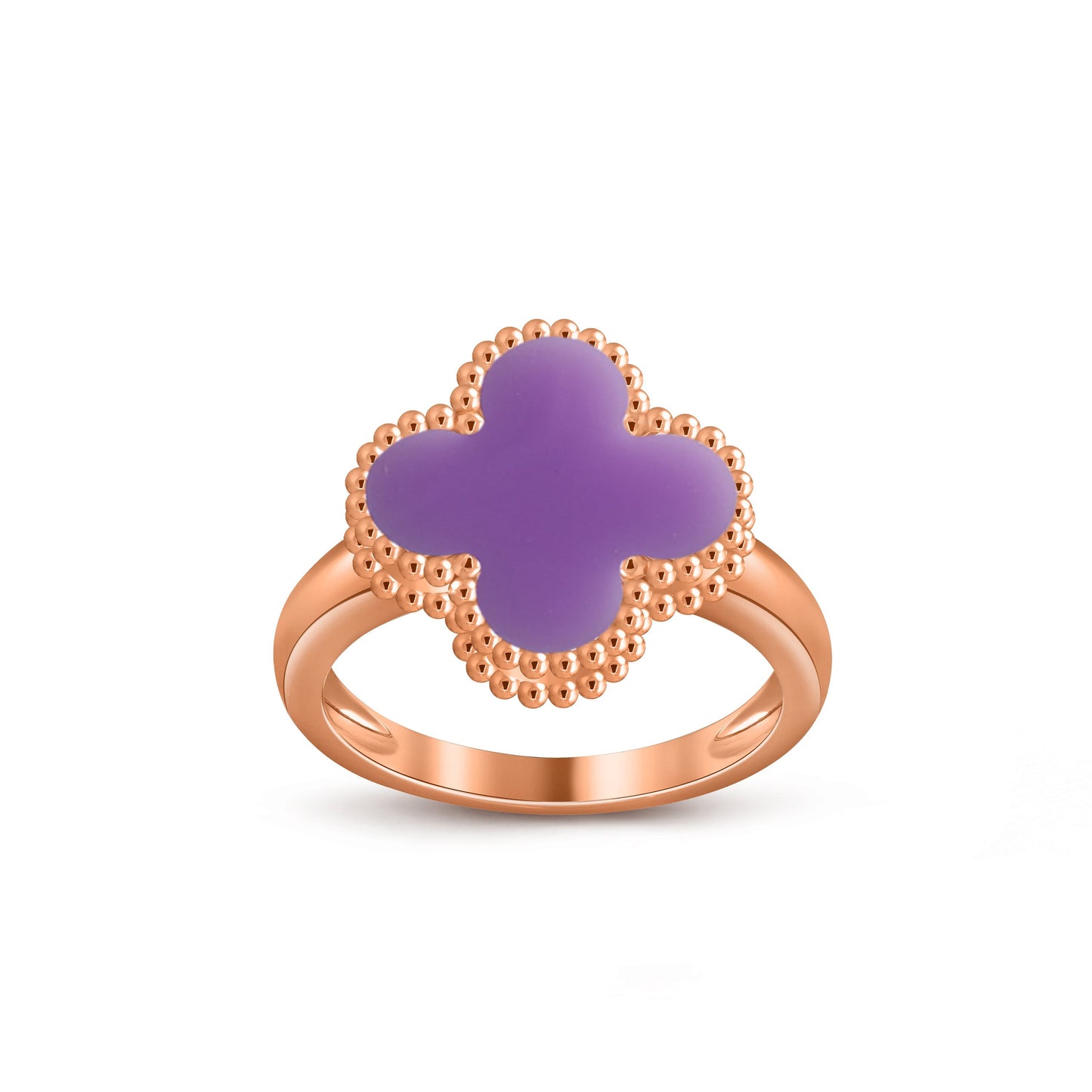 [Rosla]CLOVER RING ROSE GOLD COLLECTION