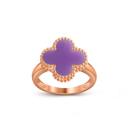 [Rosla]CLOVER RING ROSE GOLD COLLECTION
