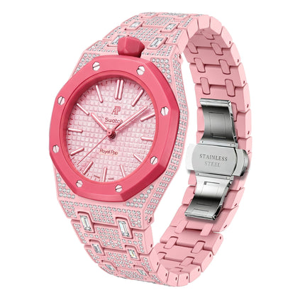 [Rosla]Royal Oak Pop Exclusive Bioceramic Case & Bioceramic Strap Full Diamond