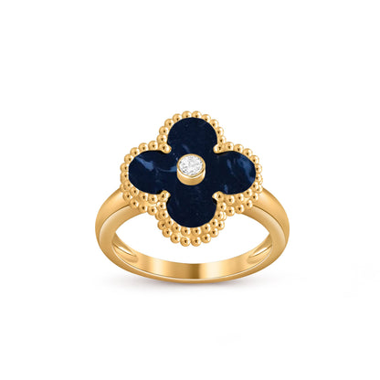 [Rosla]CLOVER DIAMOND RING GOLD COLLECTION