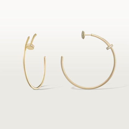 [Rosla]JUSTE HALF DIAMOND LARGE EARRINGS