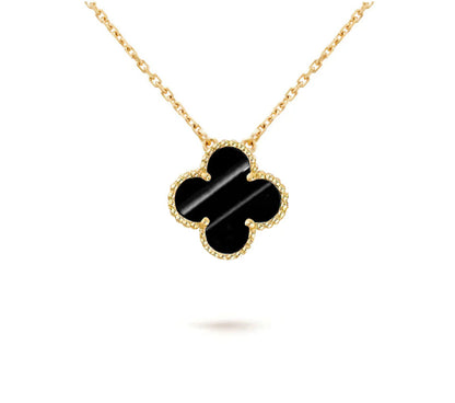 [Rosla]CLOVER 15MM SINGLE FLOWER NECKLACE COLLECTION