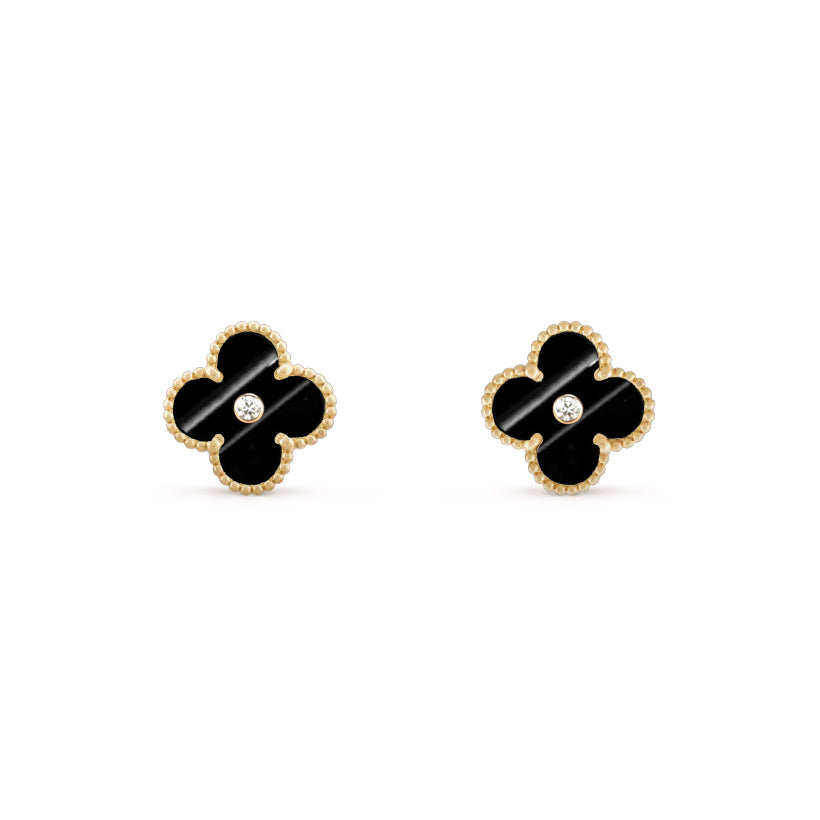 [Rosla]CLOVER  15MM DIAMOND EARRINGS COLLECTION