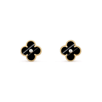 [Rosla]CLOVER  15MM DIAMOND EARRINGS COLLECTION