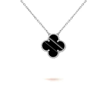 [Rosla]CLOVER 15MM NECKLACE SILVER COLLECTION