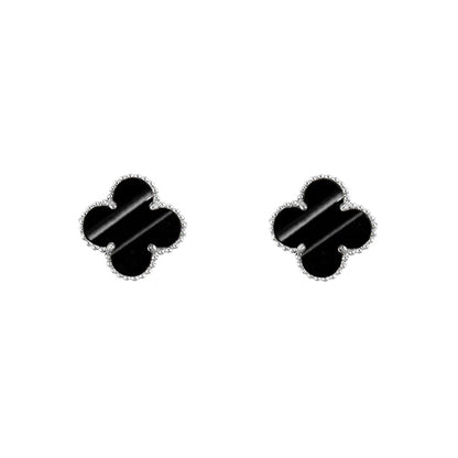 [Rosla]CLOVER SILVER 15MM EARRINGS COLLECTION