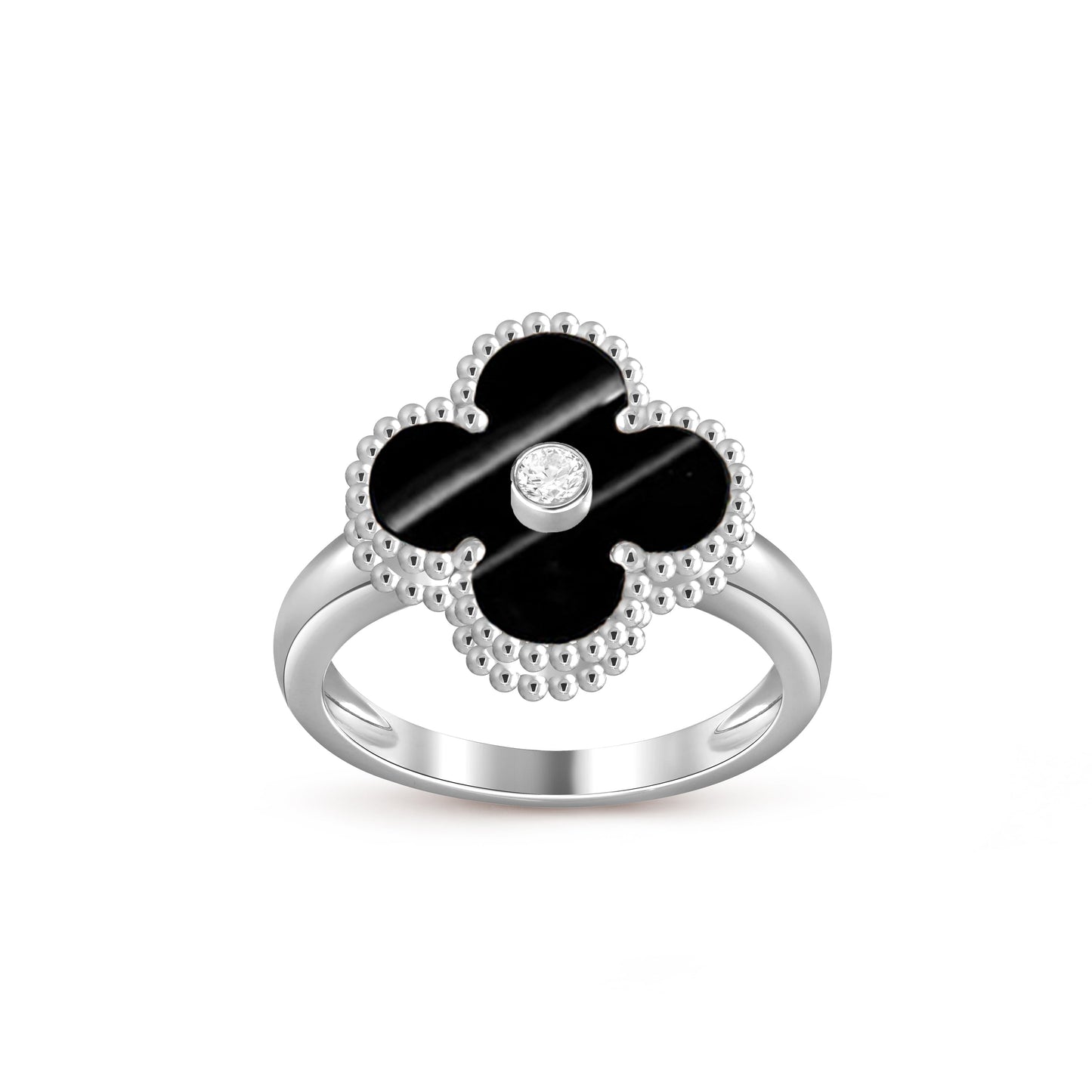 [Rosla]CLOVER SILVER DIOMND RING COLLECTION