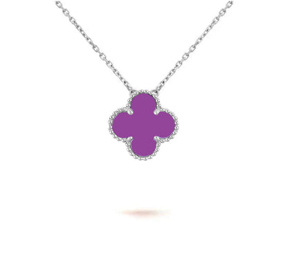[Rosla]CLOVER 15MM NECKLACE SILVER COLLECTION