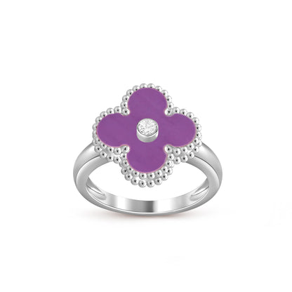 [Rosla]CLOVER SILVER DIOMND RING COLLECTION