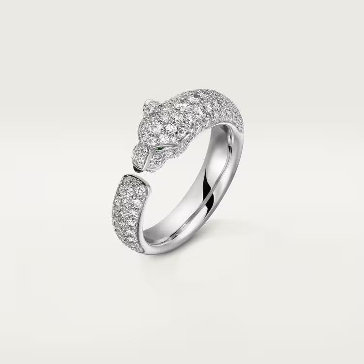 [Rosla]PANTHERE FULL DIAMOND SMALL RING