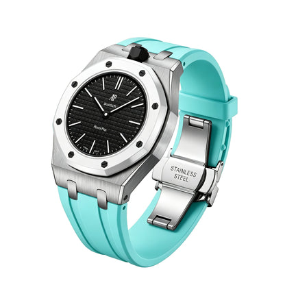 [Rosla]Royal Oak Pop Exclusive Steel Case & Silicone Strap With Cradle