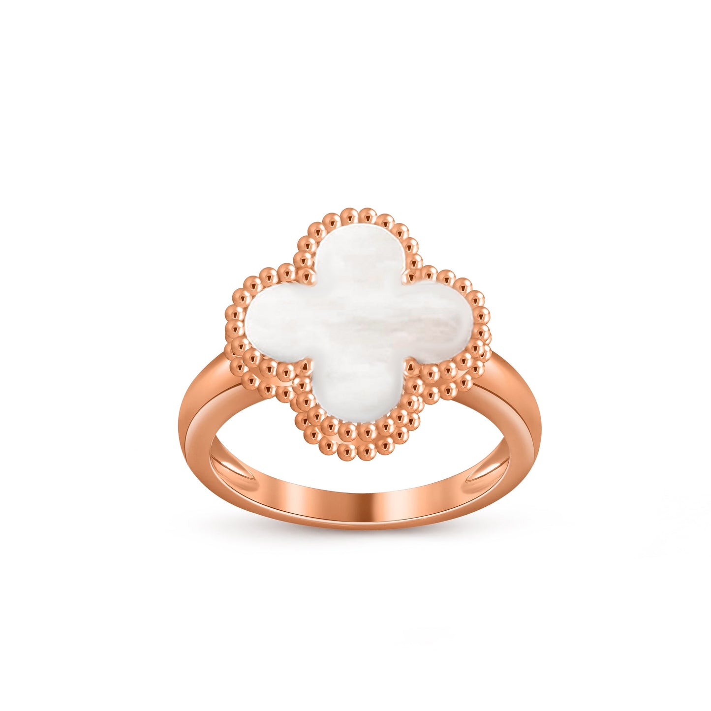 [Rosla]CLOVER RING ROSE GOLD COLLECTION