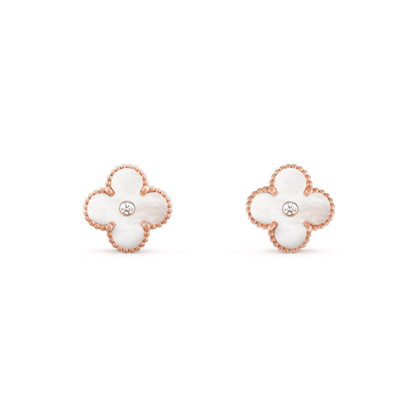 [Rosla]CLOVER  15MM DIAMOND EARRINGS COLLECTION