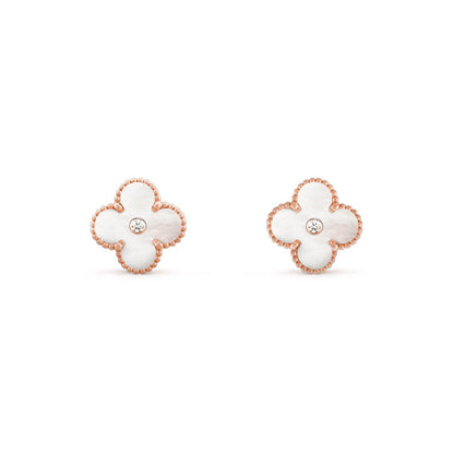 [Rosla]CLOVER  15MM DIAMOND EARRINGS COLLECTION
