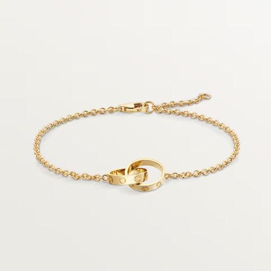 [Rosla]LOVE BRACELET DOUBLE RING