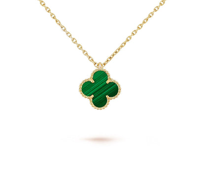 [Rosla]CLOVER MINI 9.5MM CARNELIANS NECKLACE COLLECTION