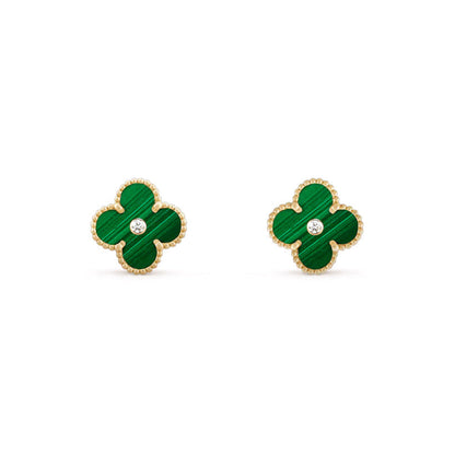 [Rosla]CLOVER  15MM DIAMOND EARRINGS COLLECTION