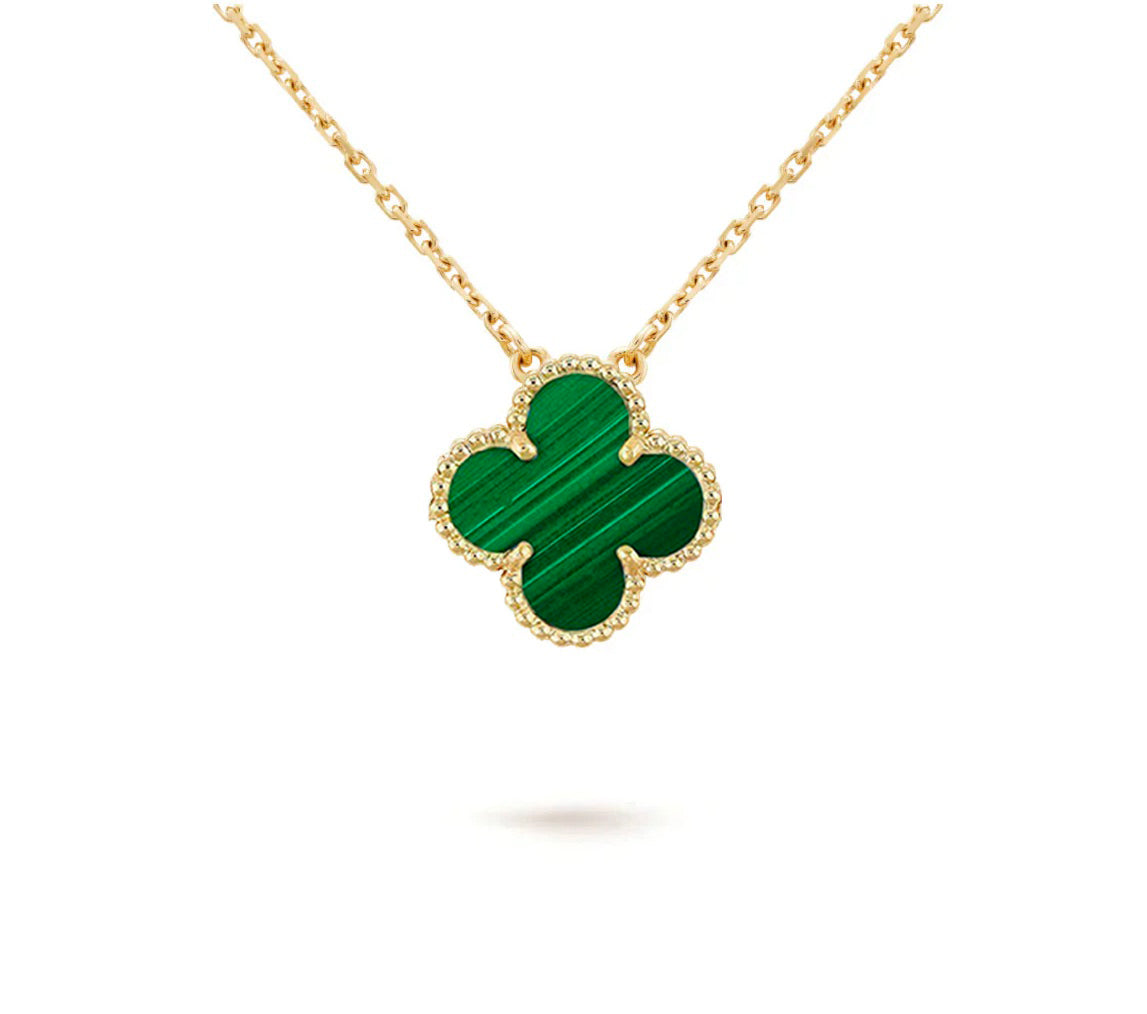 [Rosla]CLOVER 15MM SINGLE FLOWER NECKLACE COLLECTION