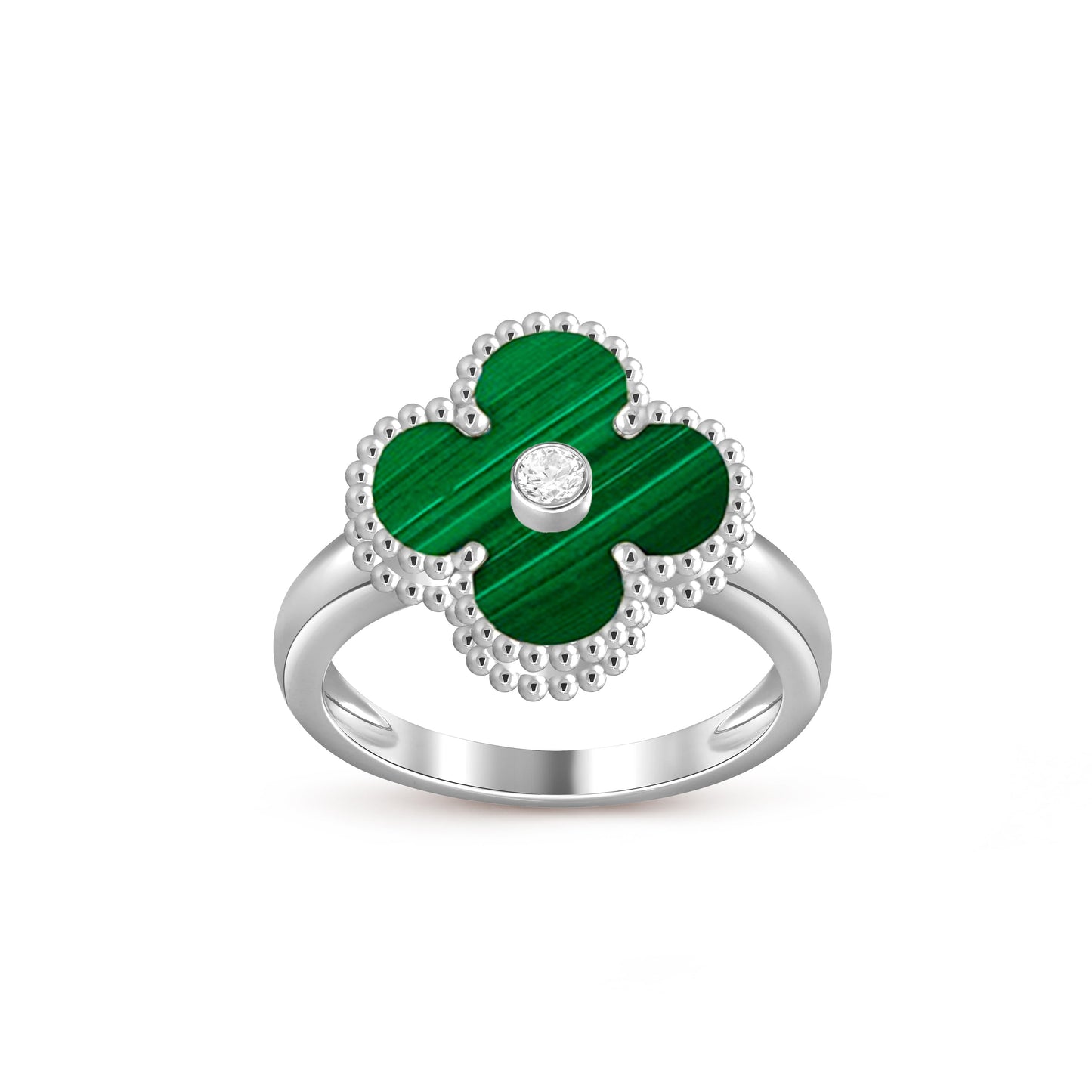 [Rosla]CLOVER SILVER DIOMND RING COLLECTION