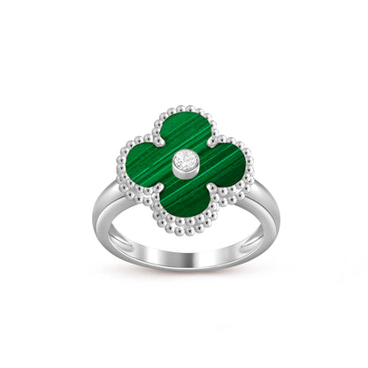 [Rosla]CLOVER SILVER DIOMND RING COLLECTION